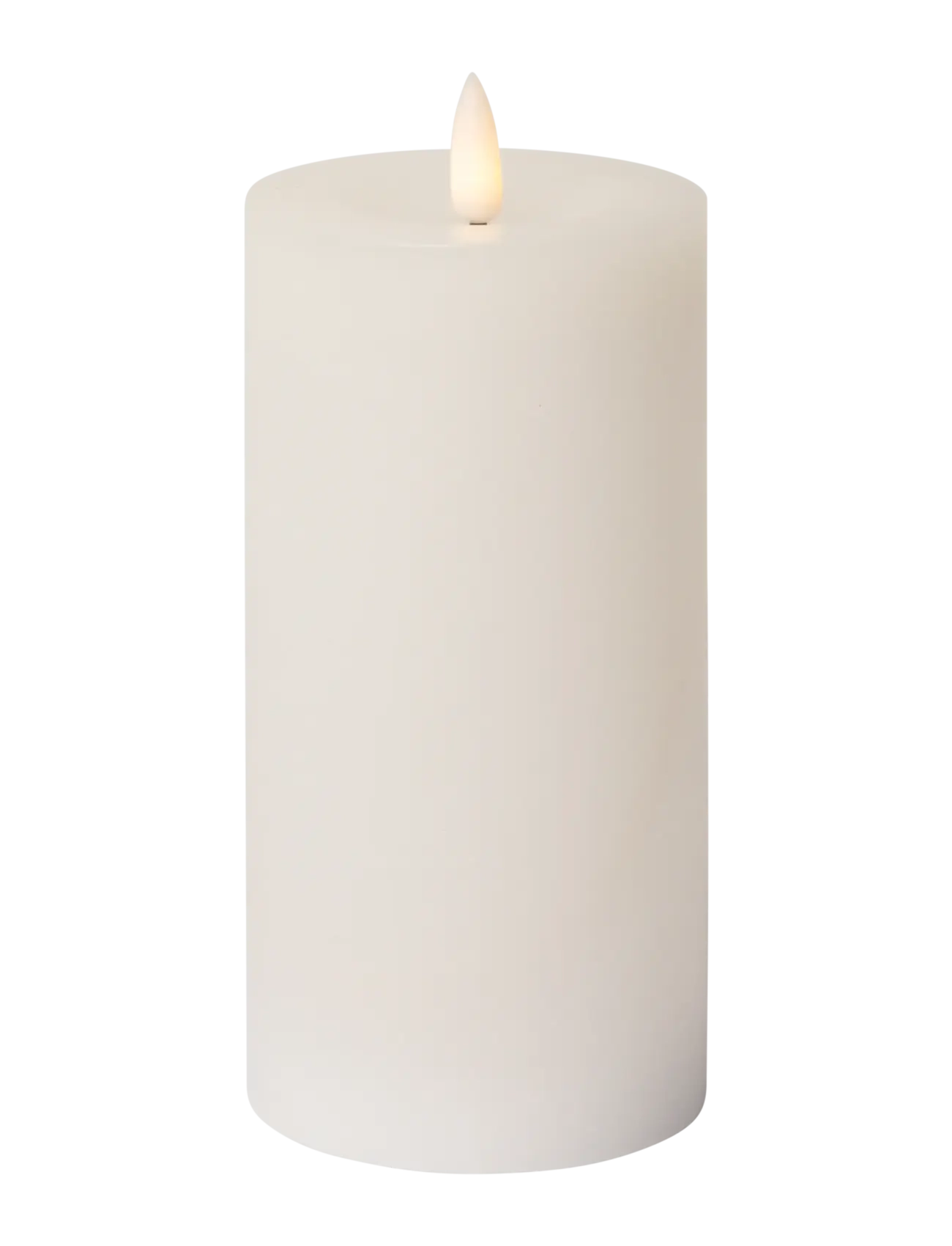 C'est Bon - Rustic finish LED pillar candle - die niedrigsten preise - white - 1