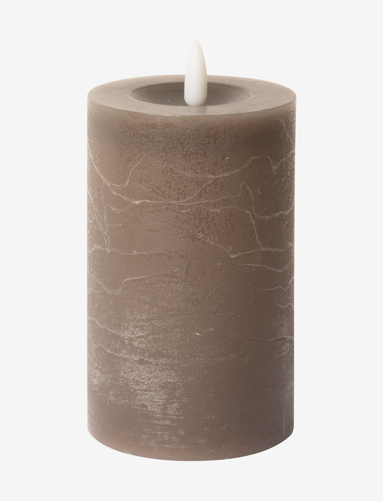 C'est Bon - Rustic finish LED pillar candle - die niedrigsten preise - latte - 0