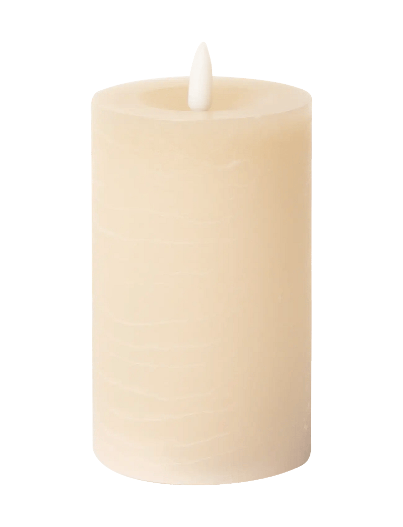 C'est Bon - Rustic finish LED pillar candle - madalaimad hinnad - sand - 0