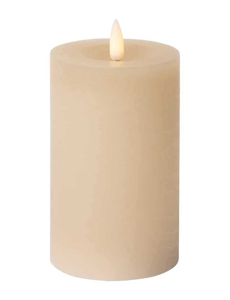 C'est Bon - Rustic finish LED pillar candle - madalaimad hinnad - sand - 1