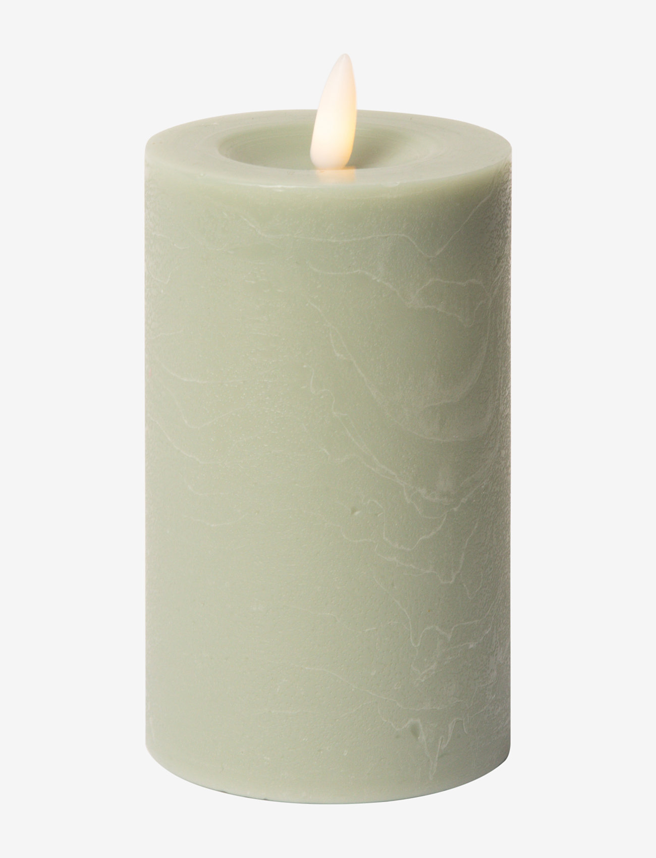 C'est Bon - Rustic finish LED pillar candle - lowest prices - verte - 1
