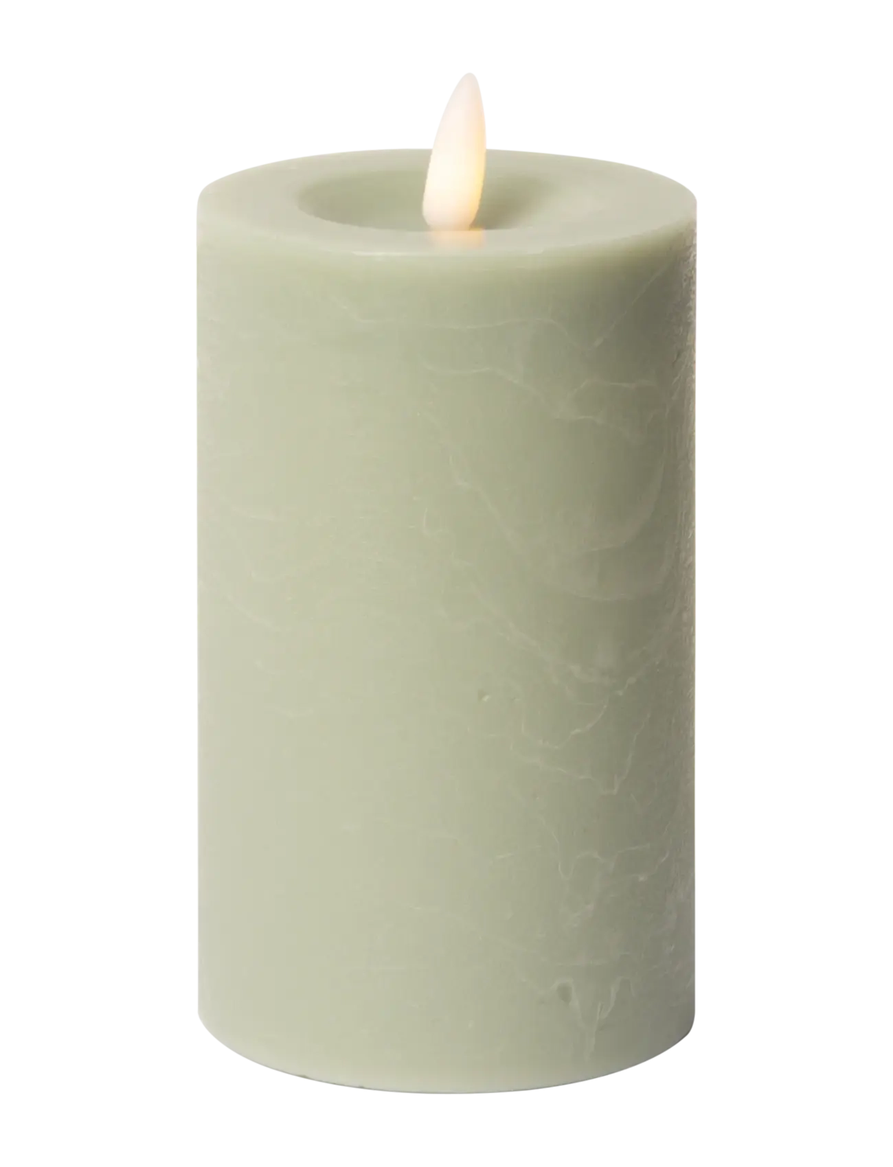 C'est Bon - Rustic finish LED pillar candle - die niedrigsten preise - verte - 1