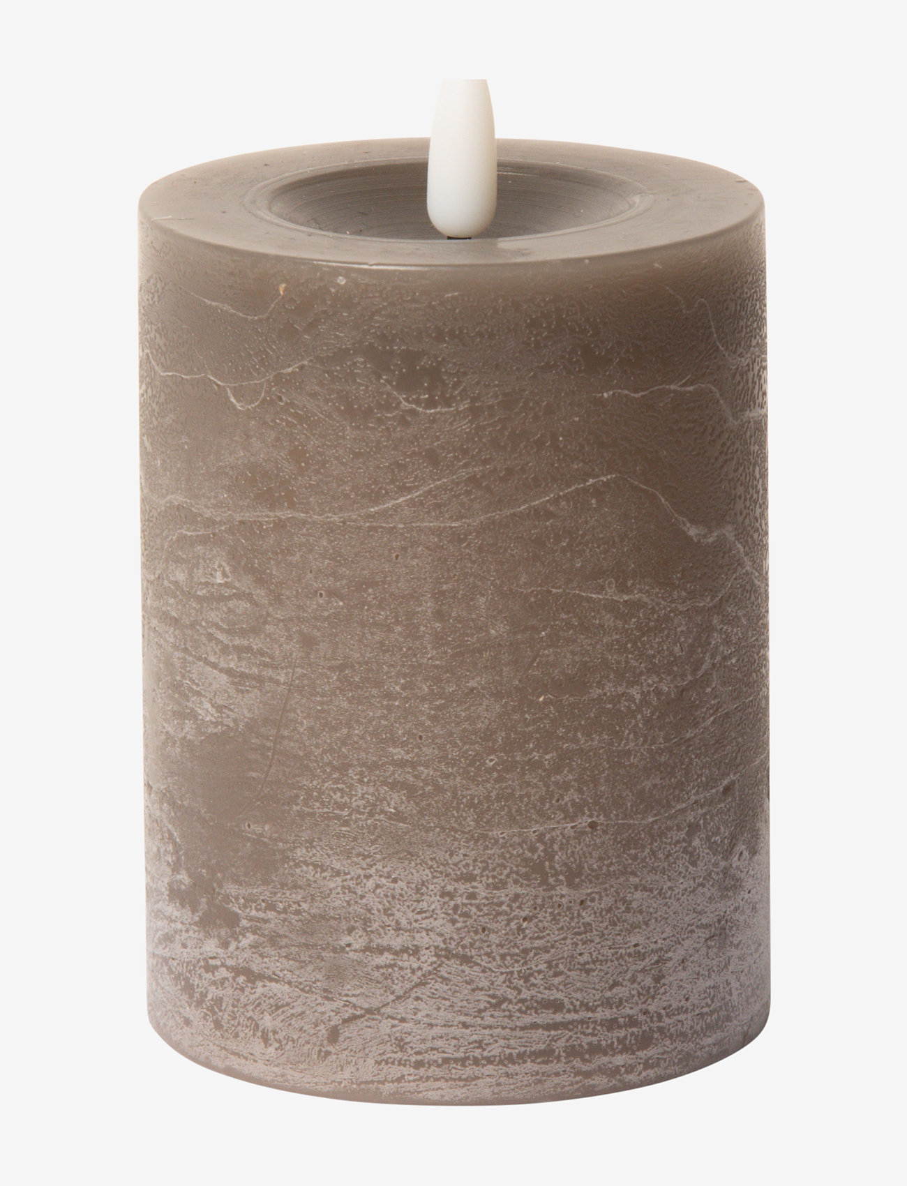 C'est Bon - Rustic finish LED pillar candle - laveste priser - latte - 0