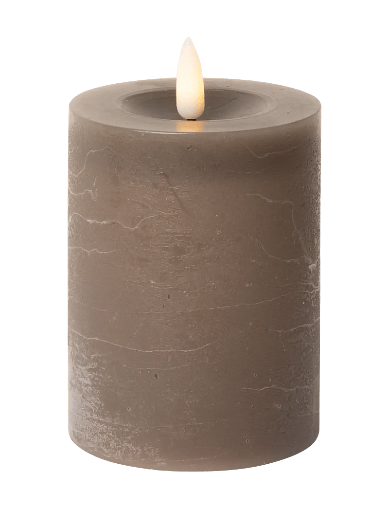 C'est Bon - Rustic finish LED pillar candle - madalaimad hinnad - latte - 1