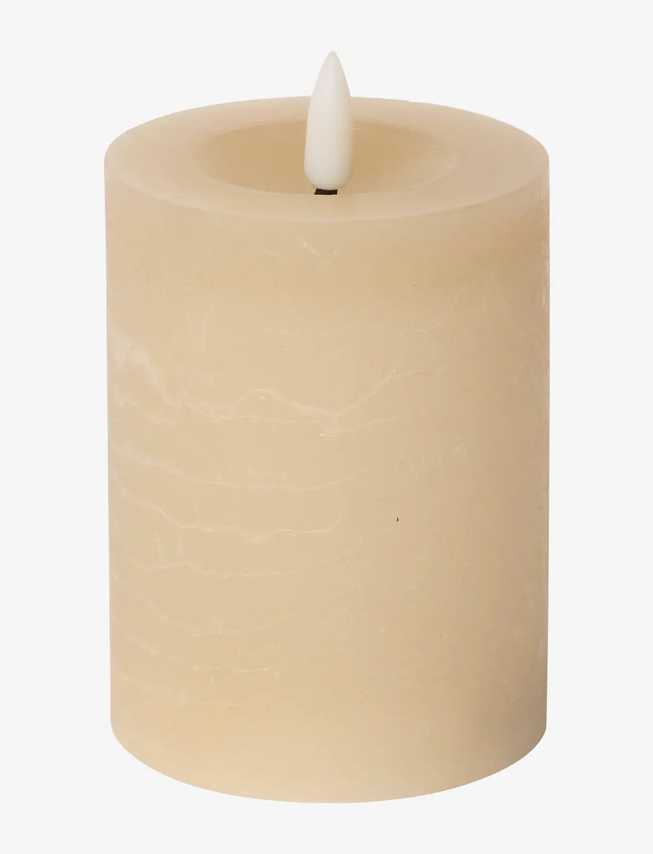 C'est Bon - Rustic finish LED pillar candle - sand - 0