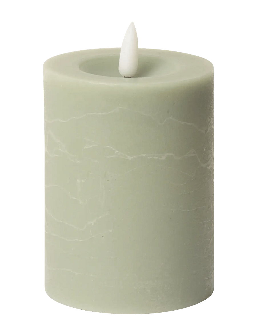 C'est Bon - Rustic finish LED pillar candle - die niedrigsten preise - verte - 0