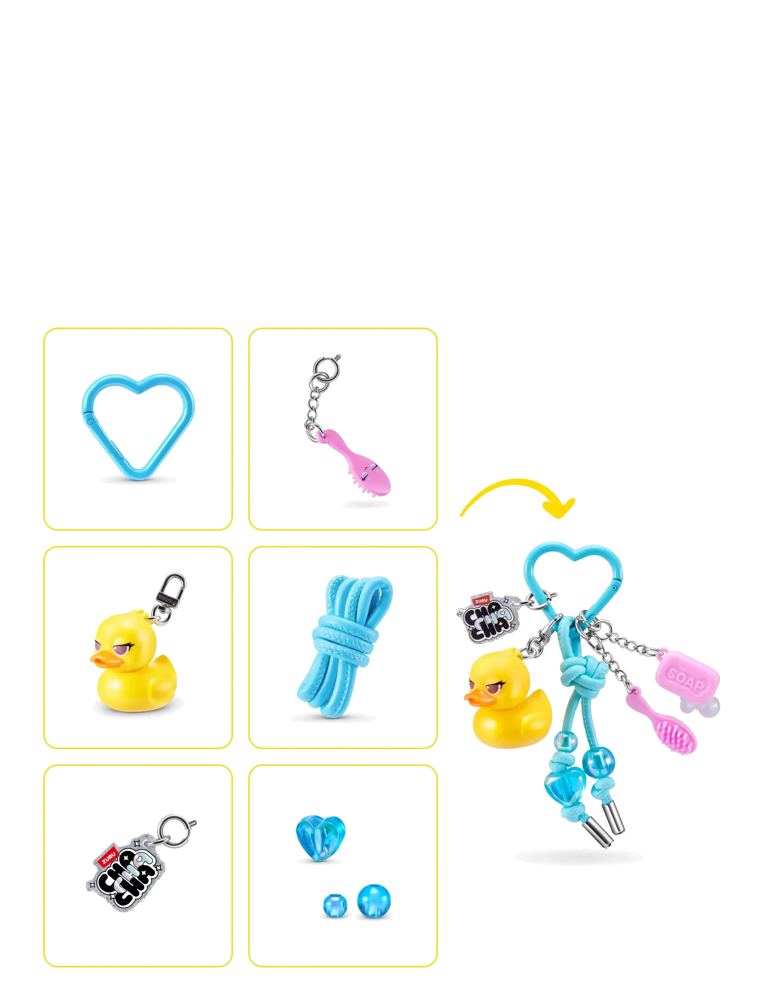 Cha Cha Cha - CHA CHA CHA CHARMS KEYCHAIN - bastelset - multi - 4