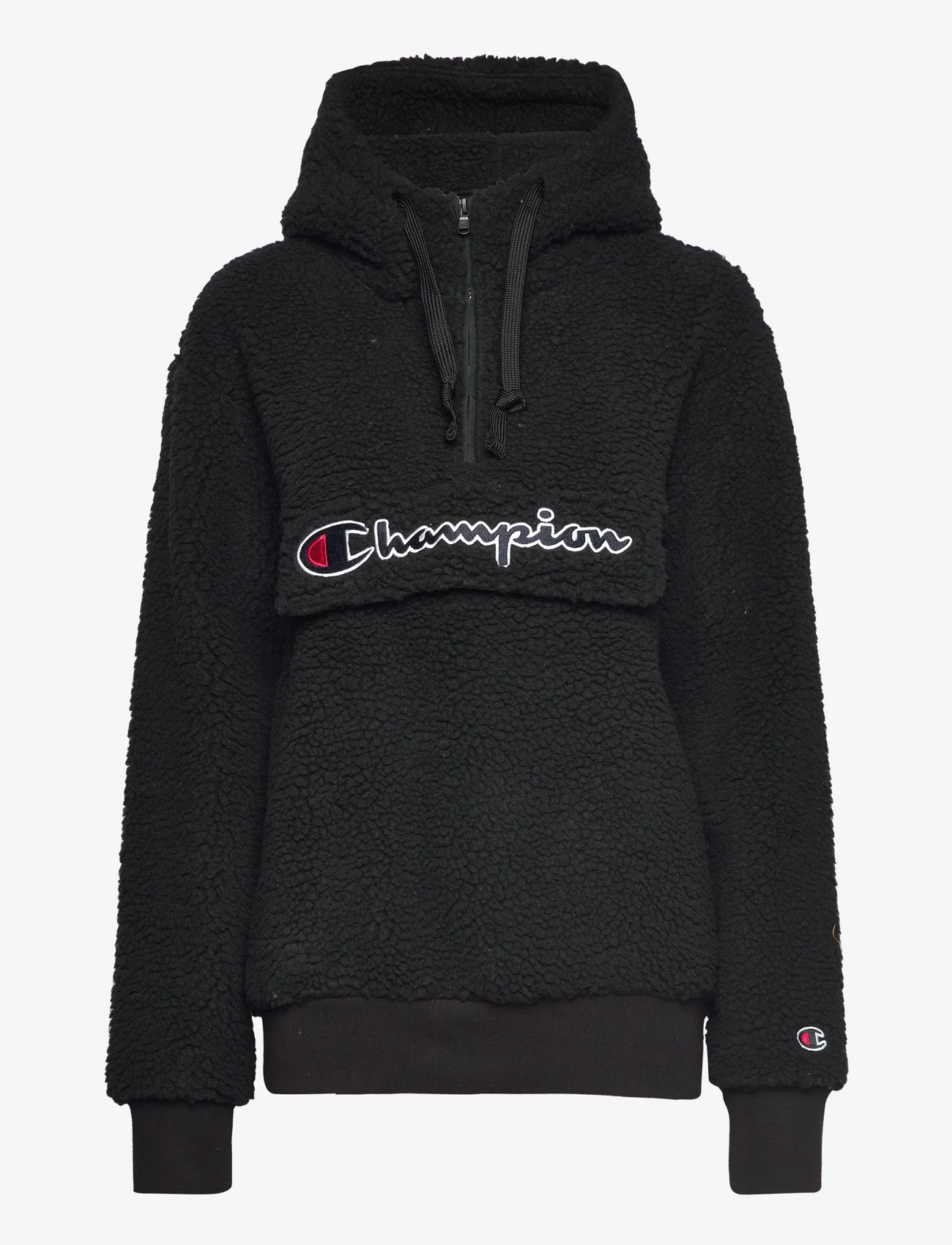 Champion Rochester - Hooded Half Zip Top - džemperi ar kapuci - black beauty - 0