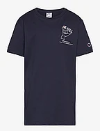 Crewneck T-Shirt - NAVY BLAZER