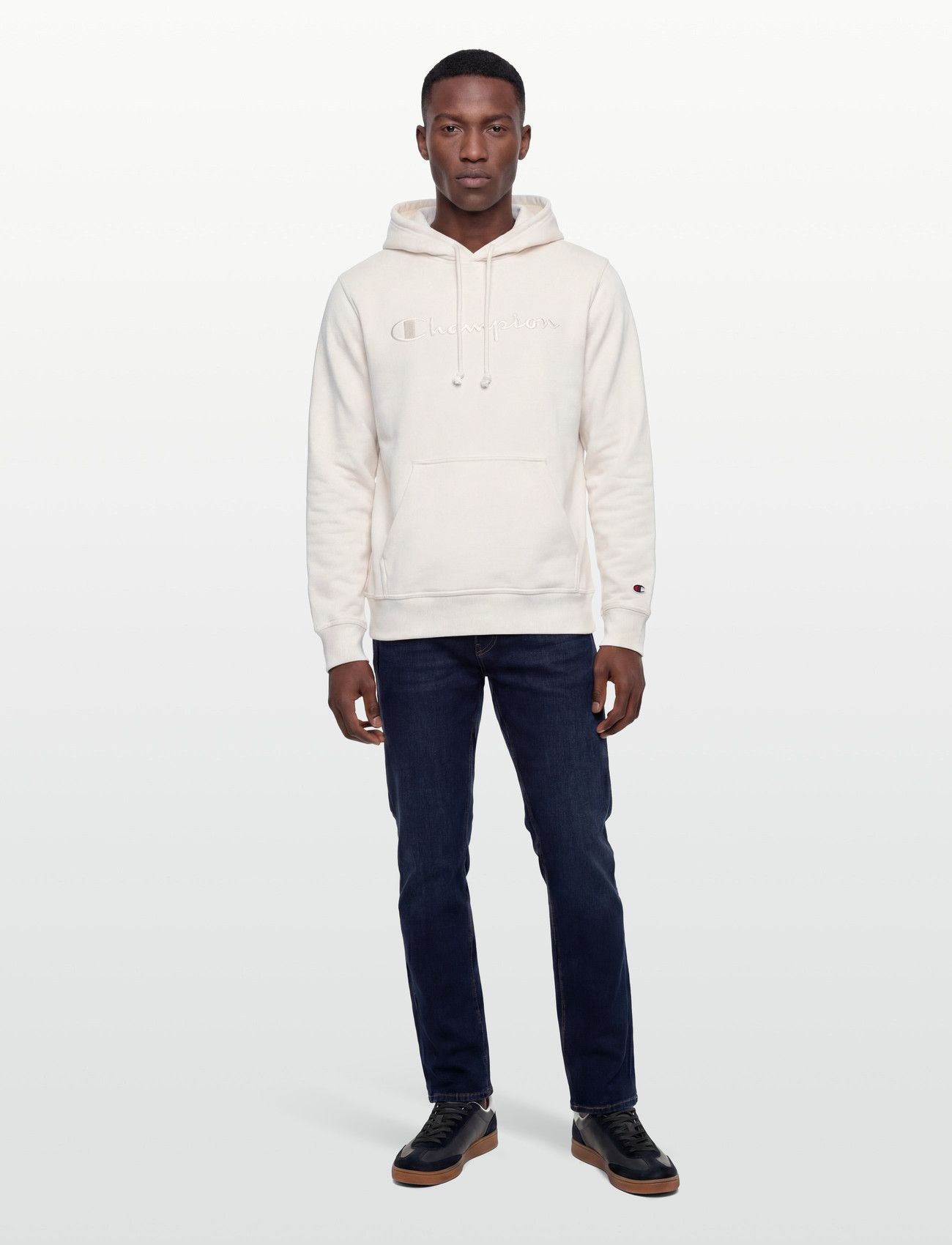 Champion Hooded Sweatshirt - Navy - XS 2