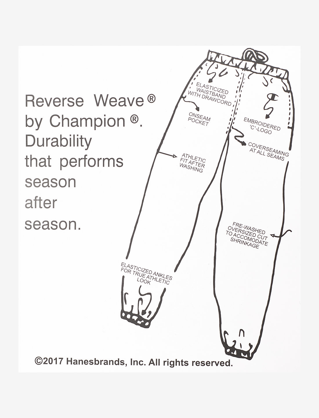 Champion - Elastic Cuff Pants - shop efter stil - black beauty - 2