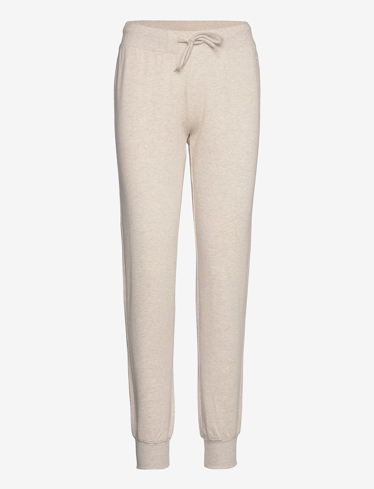 Rib Cuff Pants - SAHARA BEIGE MELANGE YARN DYED