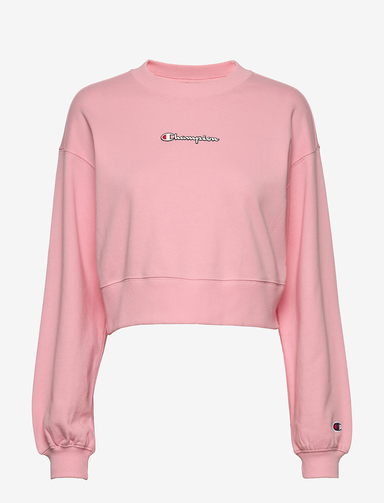 Champion - Crewneck Croptop - candy pink - 0