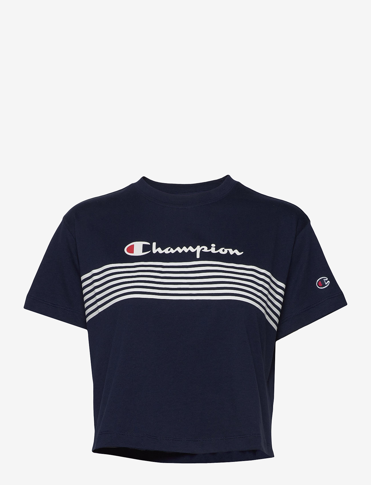 Champion - Crewneck Croptop - navy blazer - 0
