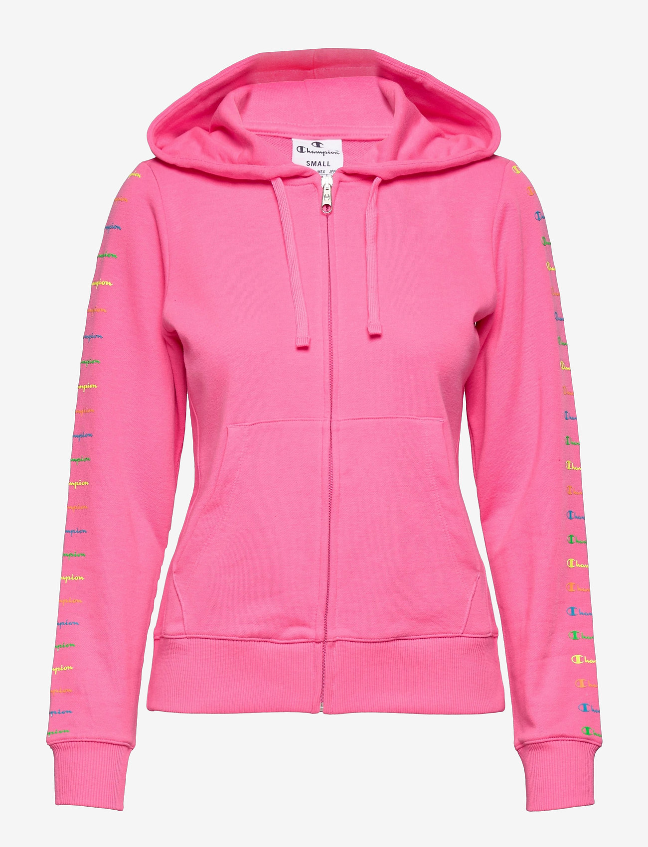 Champion - Hooded Full Zip Sweatshirt - knochout pink fluo - 0