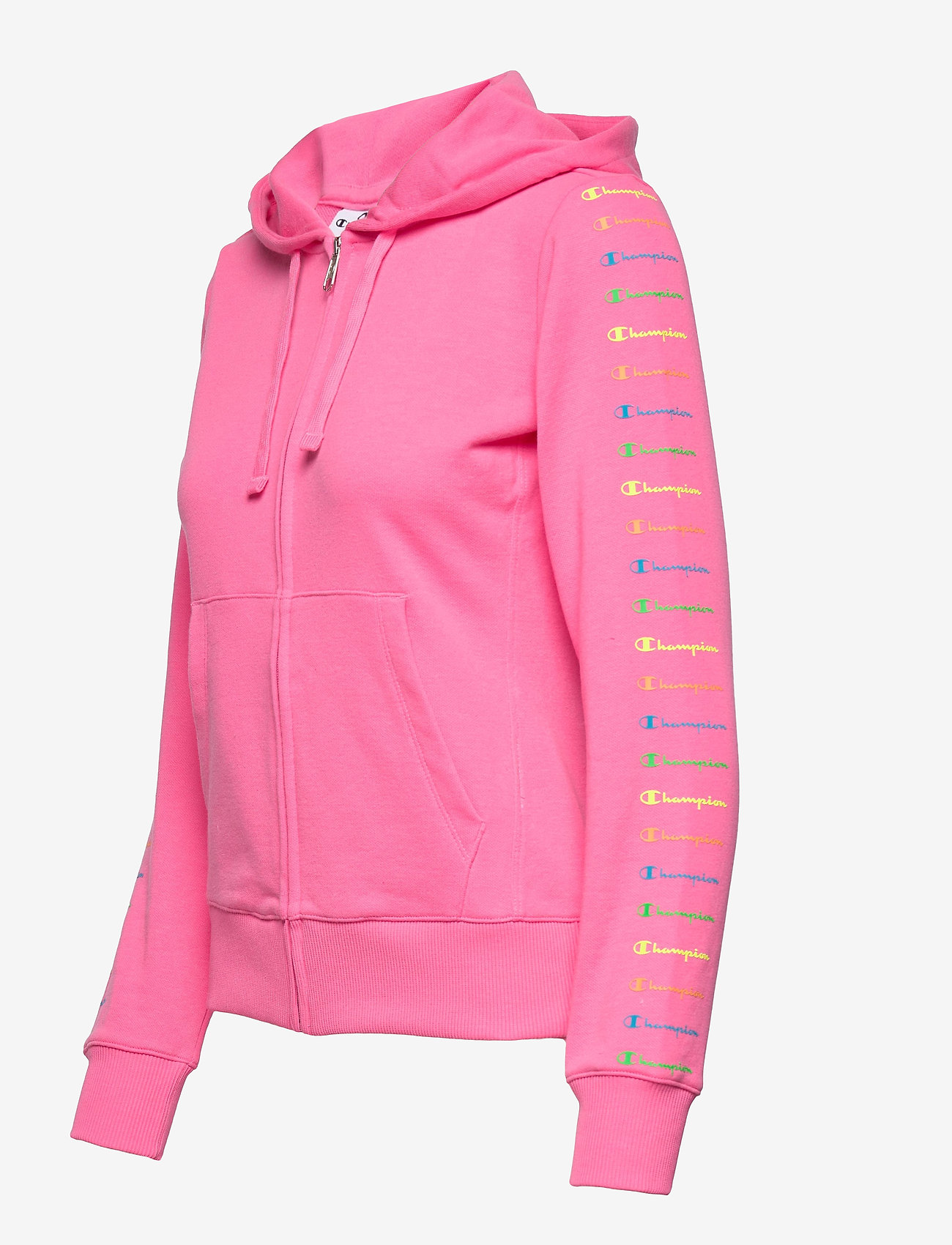 Champion - Hooded Full Zip Sweatshirt - knochout pink fluo - 2
