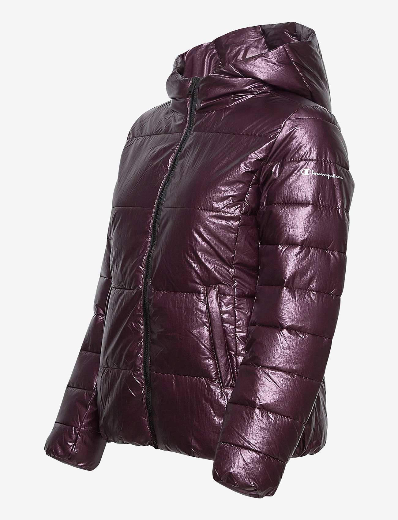 Champion - Hooded Polyfilled Jacket - blackberry wine - 2