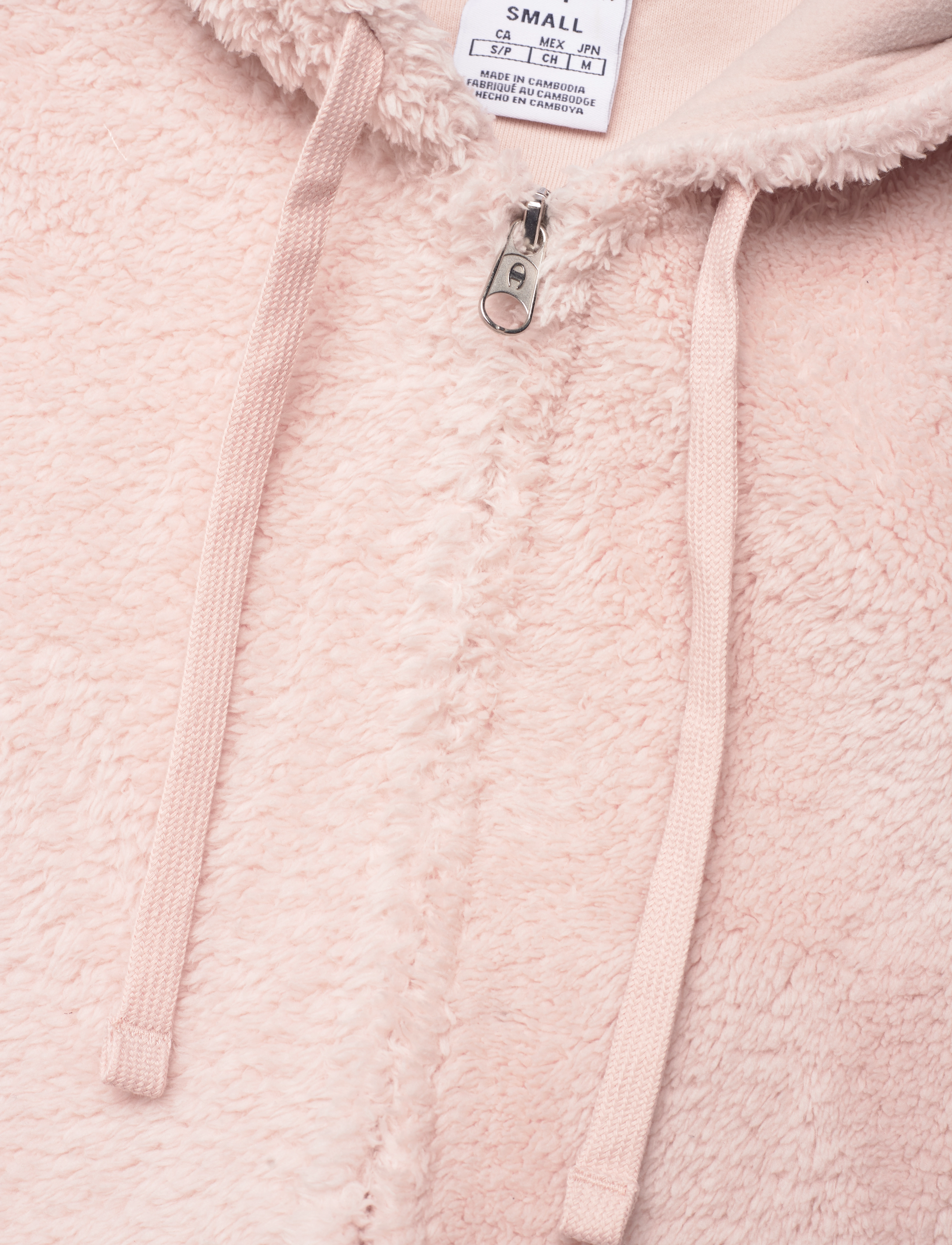 Champion - Hooded Half Zip Sweatshirt - peach whip - 4
