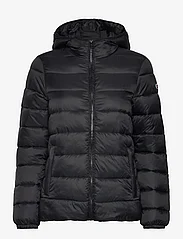 Champion - Hooded Polyfilled Jacket - virsjakas ar dūnu pildījumu un polsterējumu - black beauty - 0