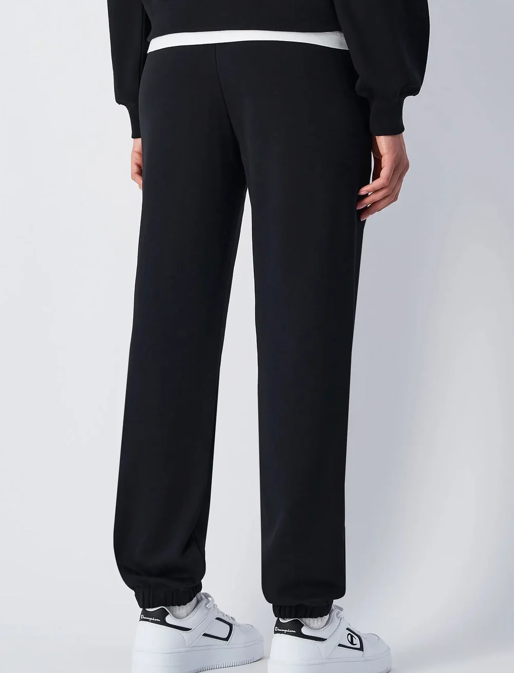 Champion - Elastic Cuff Pants - träningsbyxor - black beauty - 3