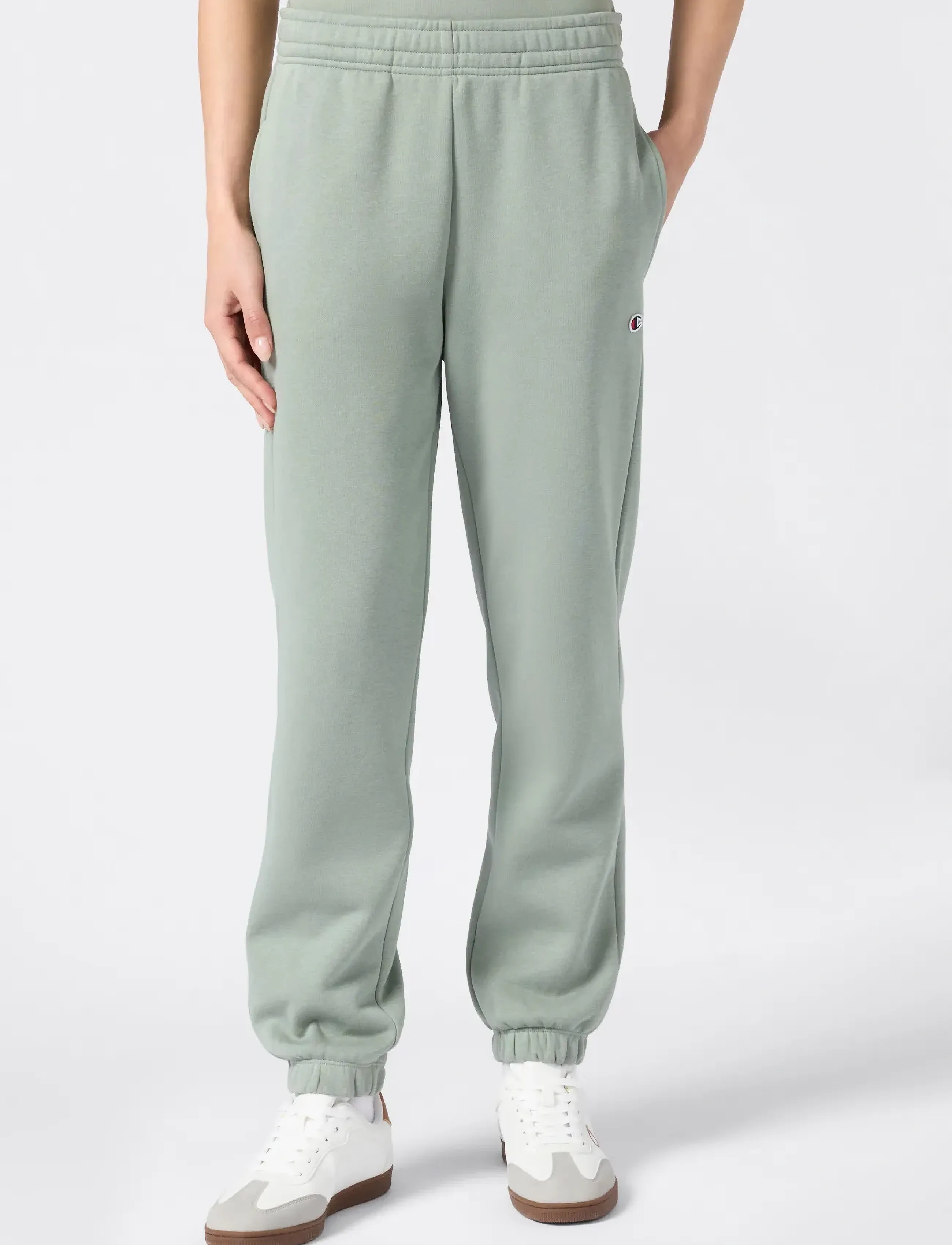 Champion - Elastic Cuff Pants - sweatpants - ecology green - 3