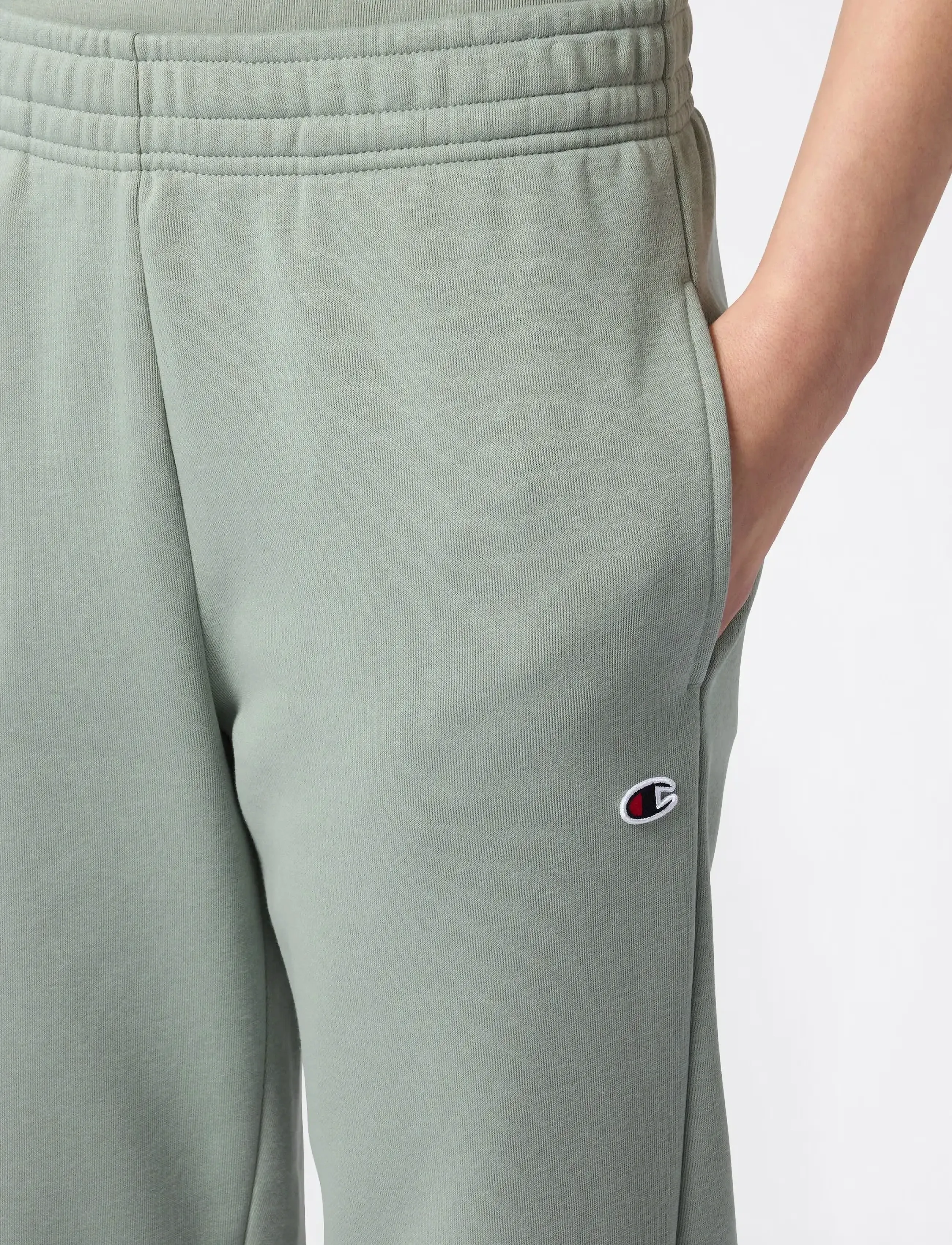 Champion - Elastic Cuff Pants - sweatpants - ecology green - 5