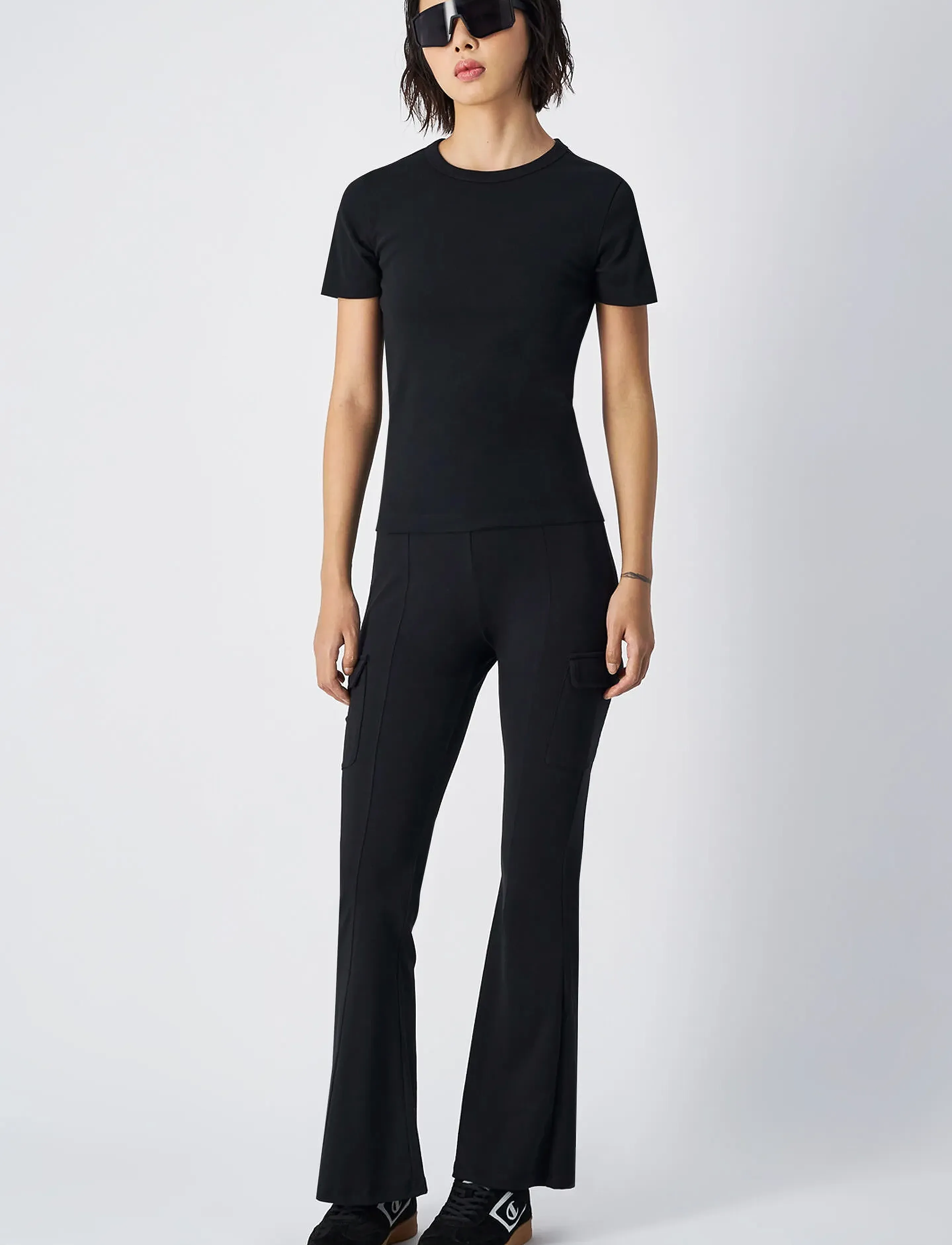 Champion Ss Tee, XS, Black, Sports Overdele & T-shirts > Sport T-shirts, Dame