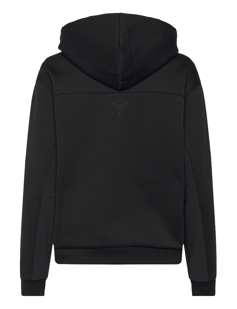 Champion - Full Zip Hoodie Sweatshirt - huvtröjor - black beauty - 2