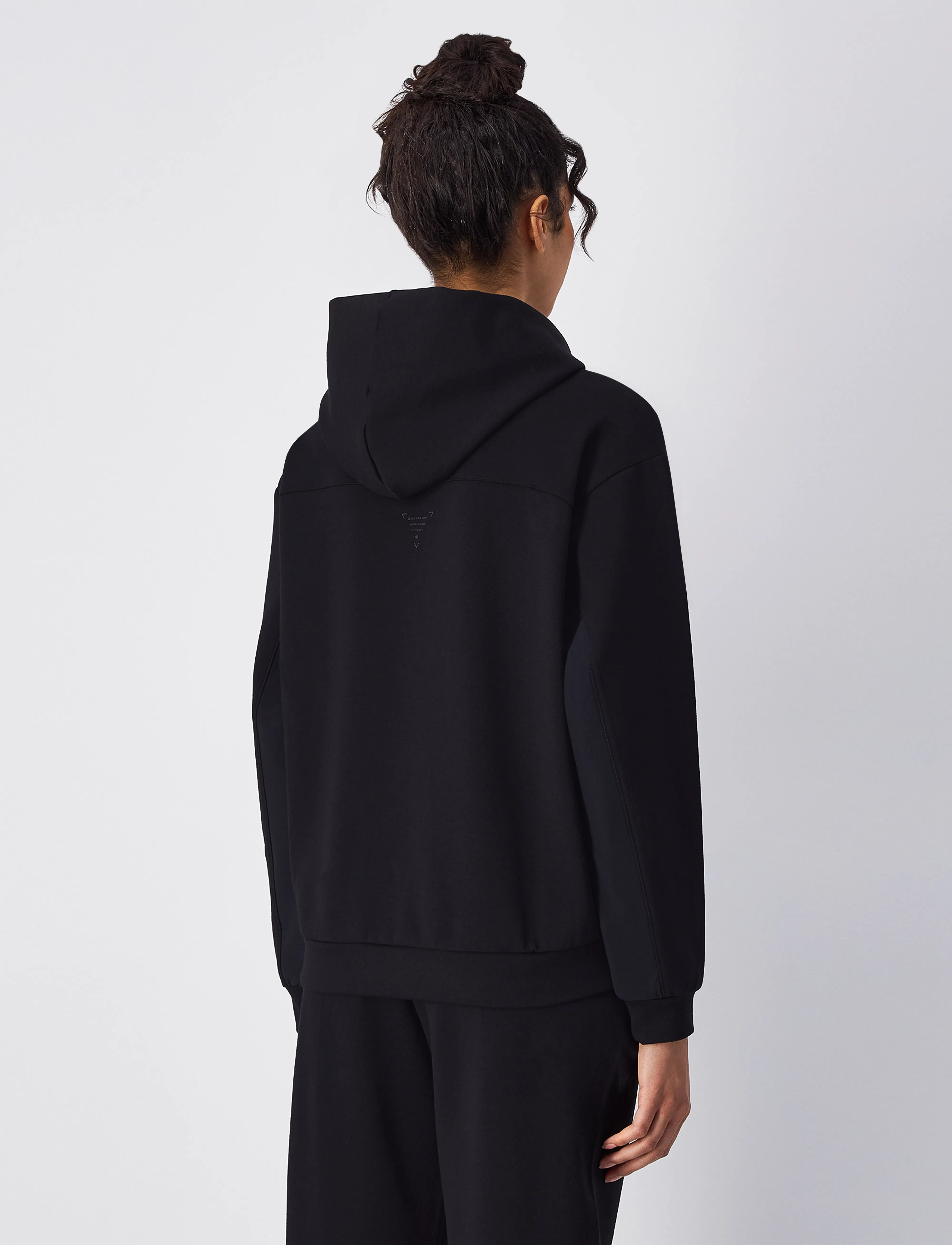 Champion - Full Zip Hoodie Sweatshirt - black beauty - 3