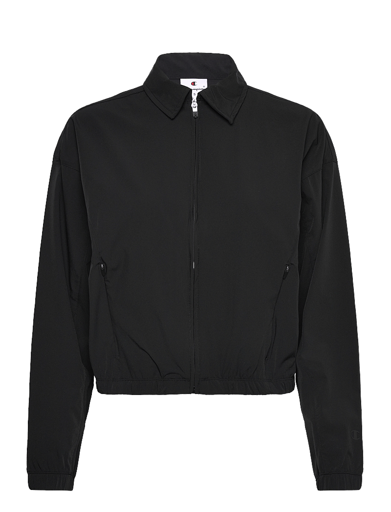 Champion - Woven Jacket - ulkovaatteet - black beauty - 1