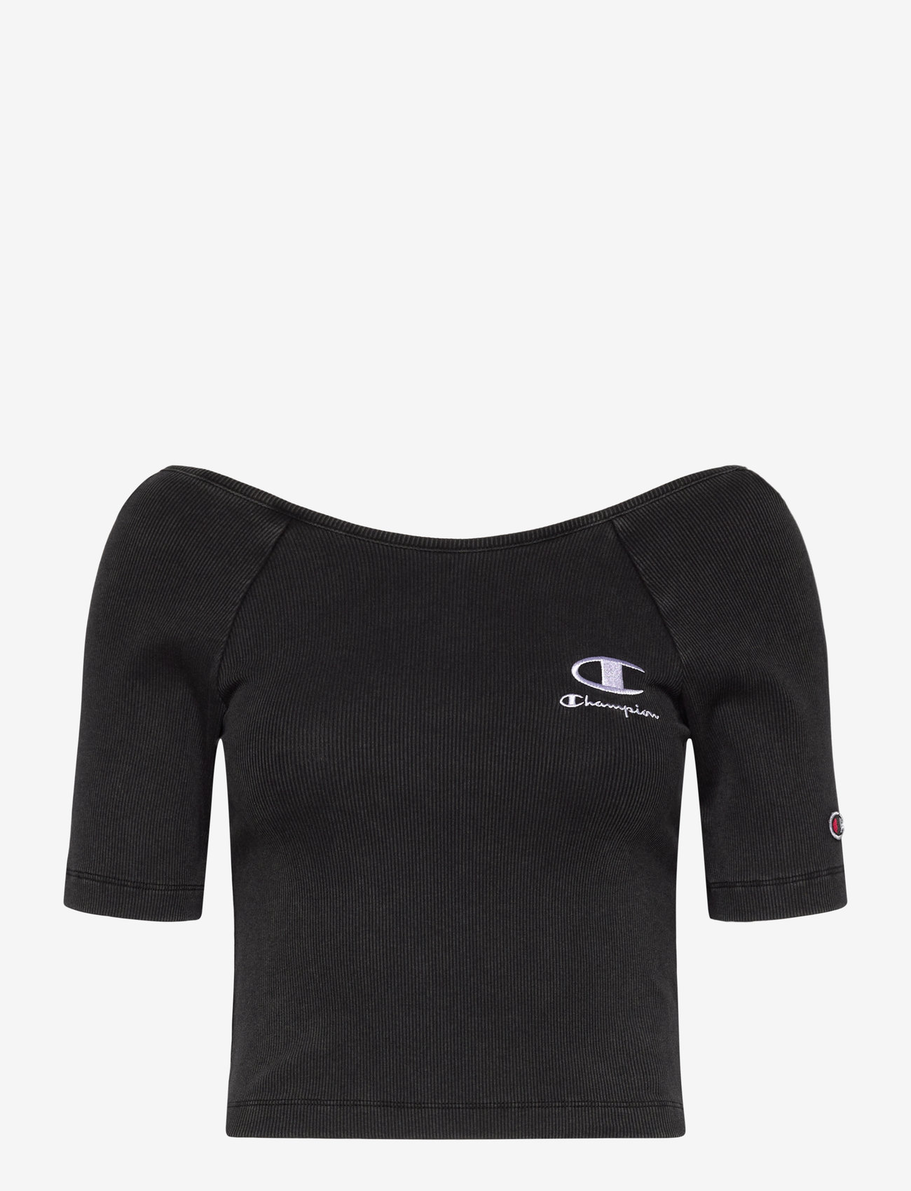 Champion - Crop SS Tee - laveste priser - black beauty - 1