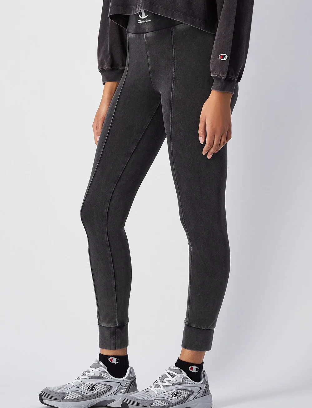 Champion - Leggings - apatinės dalies rūbai - black beauty - 0