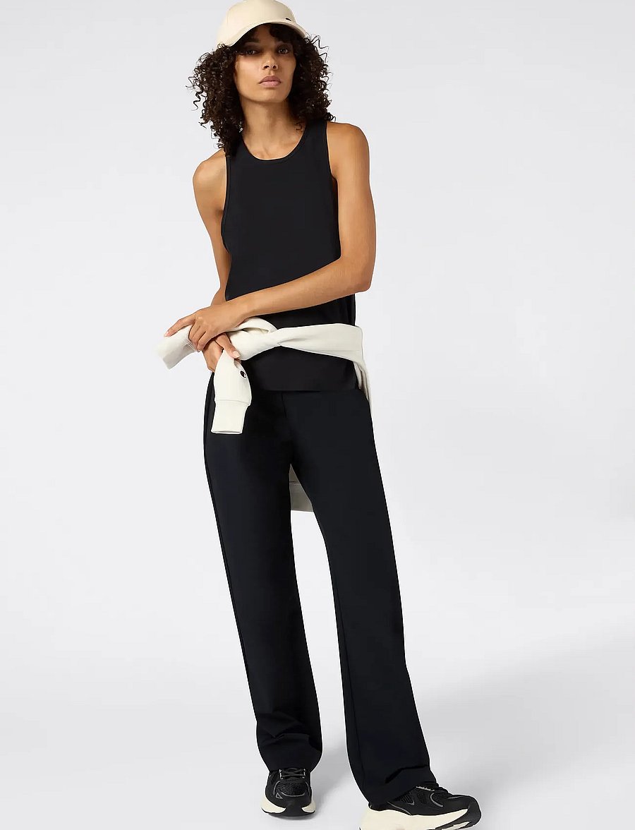 Champion - Straight Hem Pants - casual byxor - black beauty - 0