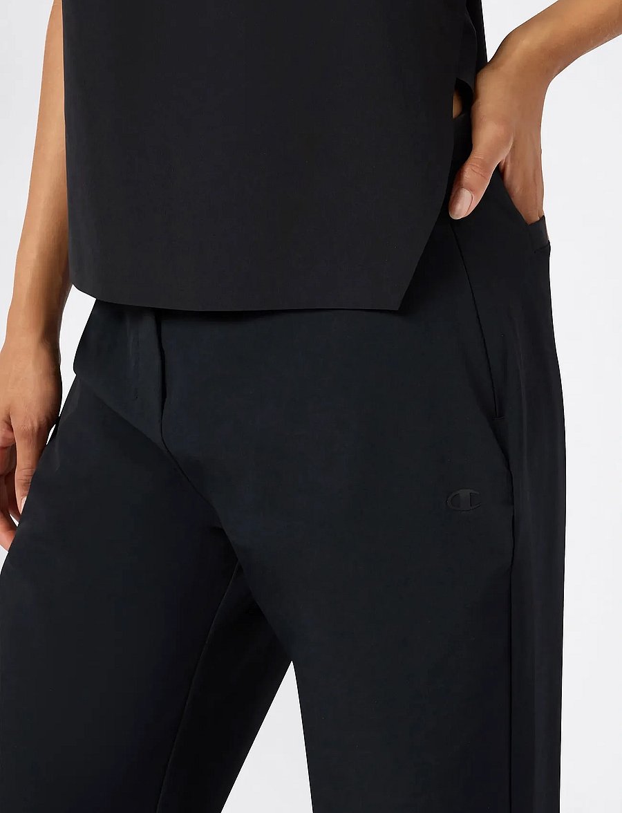 Champion - Straight Hem Pants - casual byxor - black beauty - 4