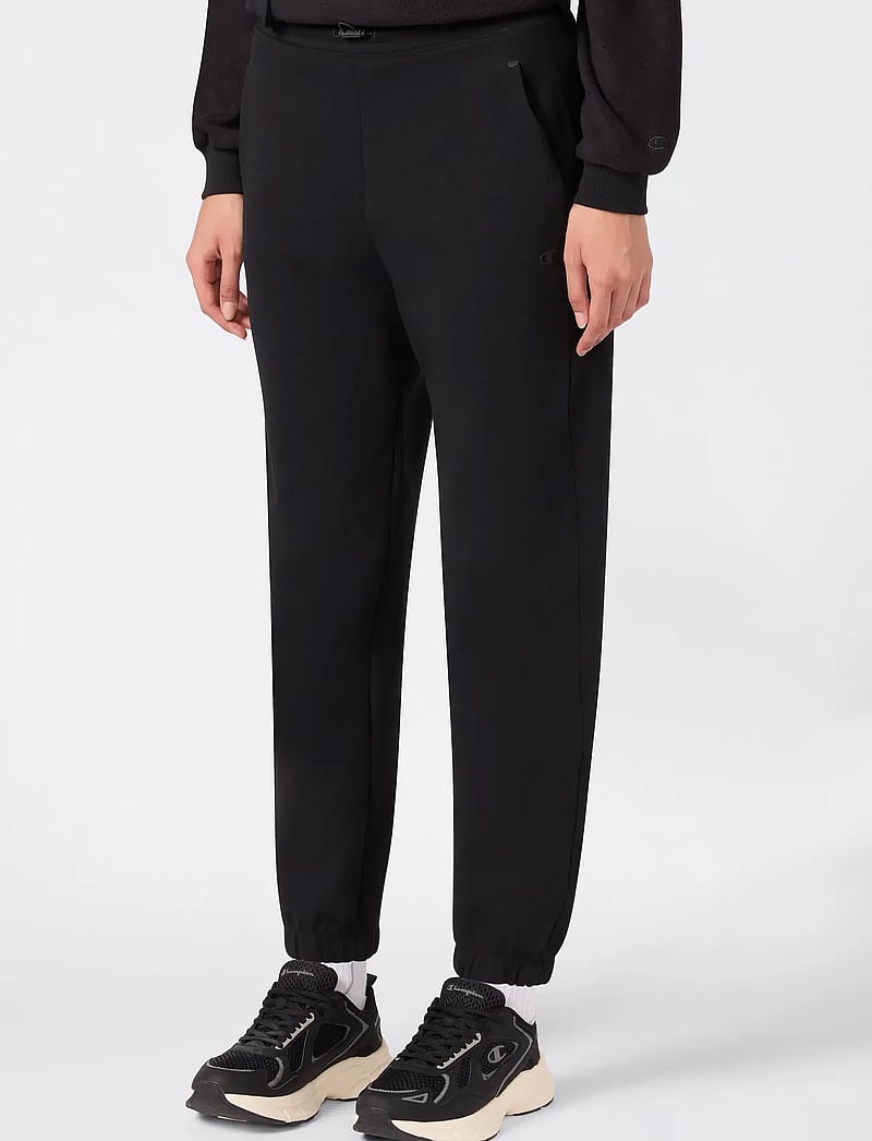 Champion - Cuffed Pants - träningsbyxor - black beauty - 4