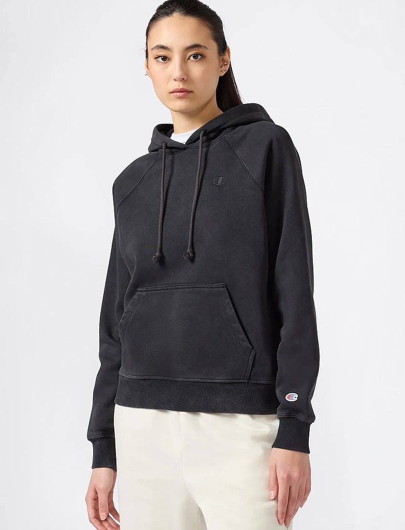 Champion - Hooded Sweatshirt - huvtröjor - black beauty - 4