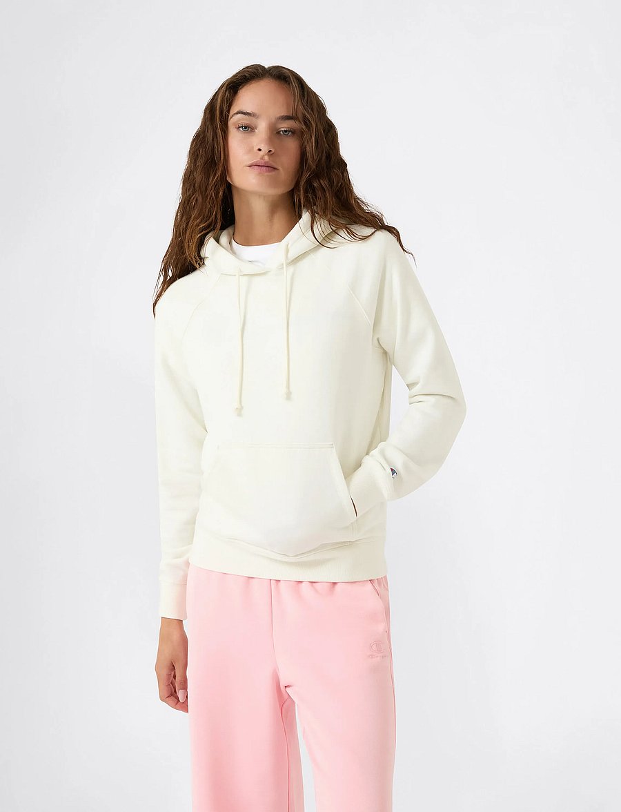Champion - Hooded Sweatshirt - kapuutsiga dressipluusid - ivory white - 0