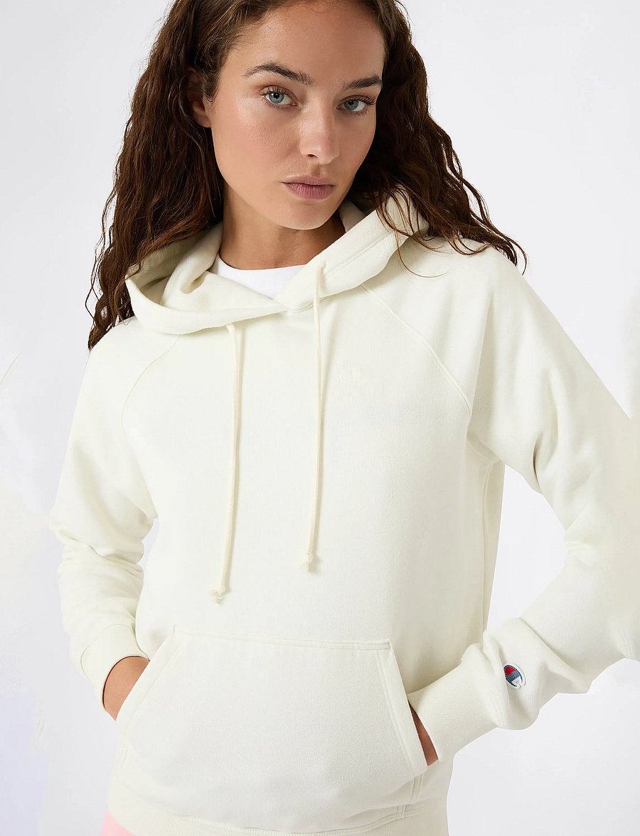 Champion - Hooded Sweatshirt - kapuutsiga dressipluusid - ivory white - 4