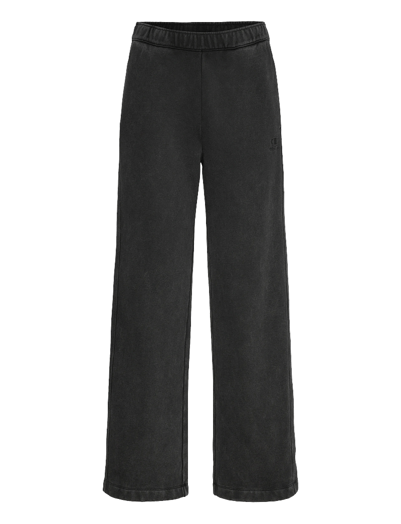 Champion - Wide Leg Pants - träningsbyxor - black beauty - 1