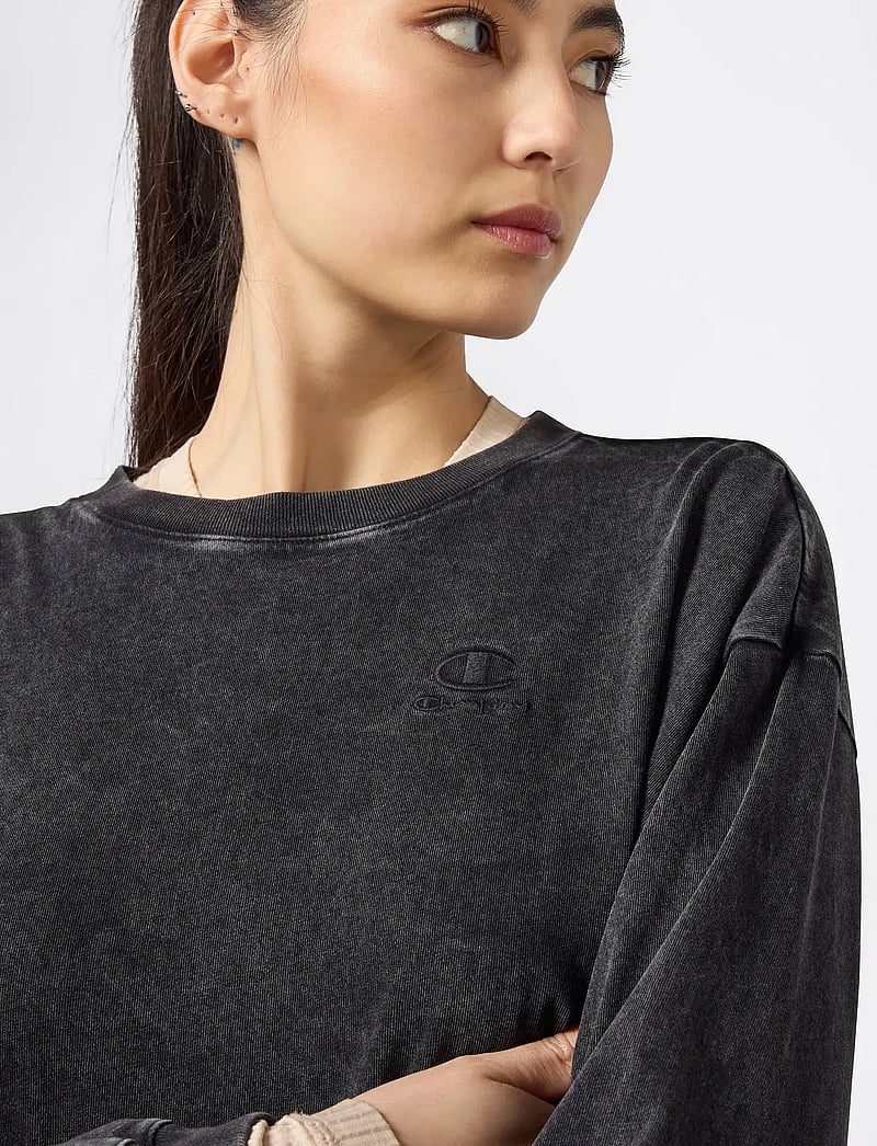 Champion - LS Tee - tops - black beauty - 5