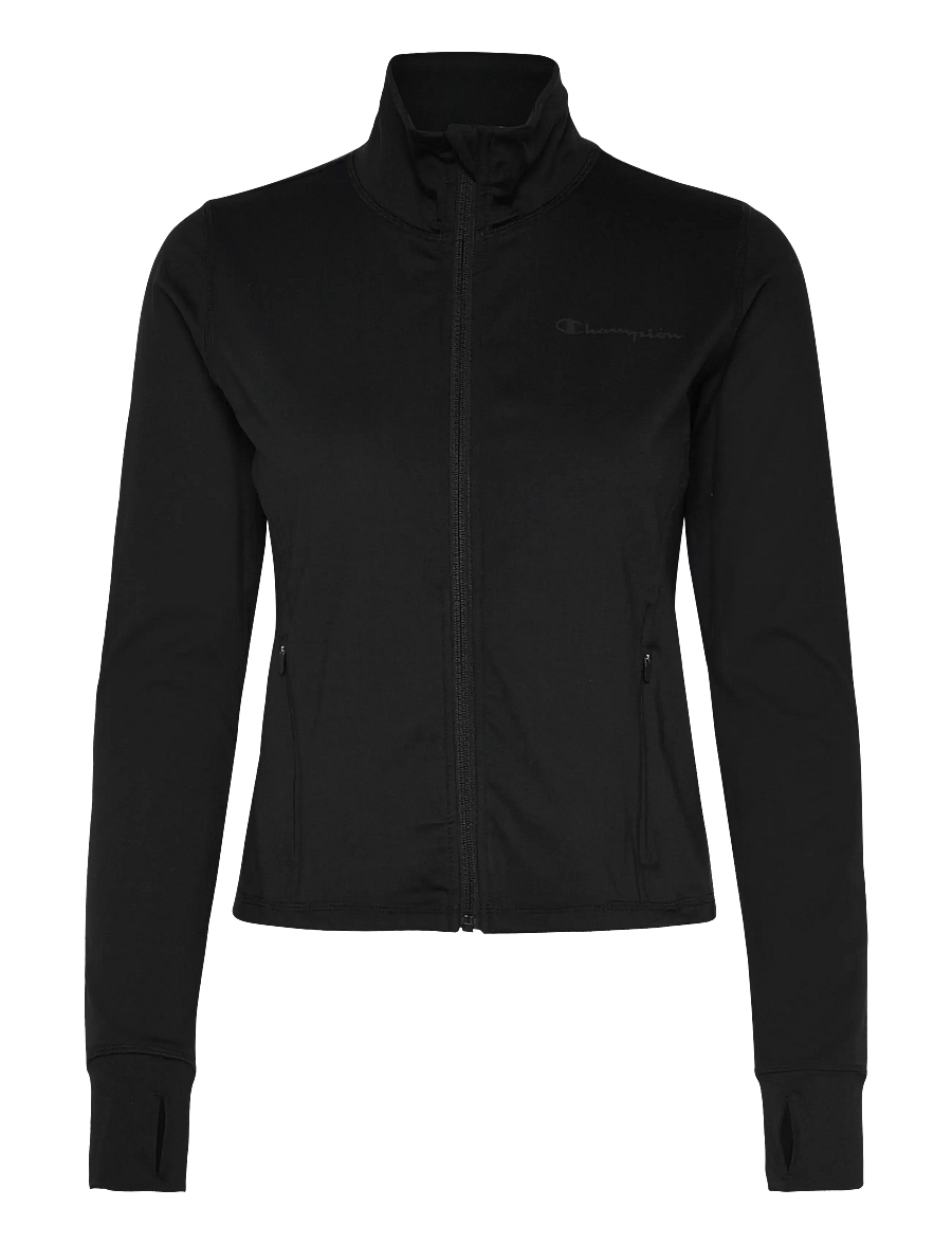 Champion - Full Zip Sweatshirt - Överdelar - black beauty - 1