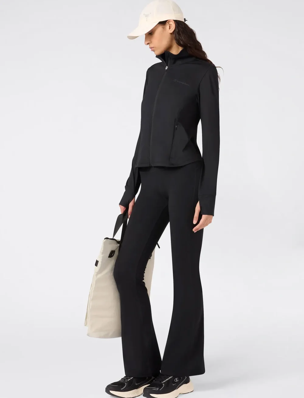 Champion - Full Zip Sweatshirt - Överdelar - black beauty - 0