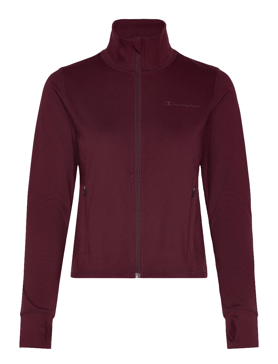 Champion - Full Zip Sweatshirt - sweatshirts - medium ruby - 1