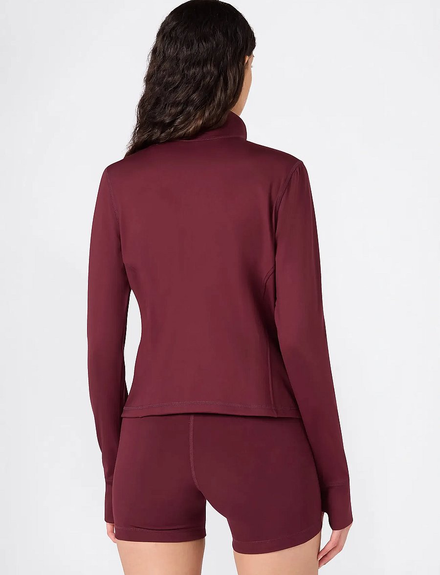 Champion - Full Zip Sweatshirt - sweatshirts - medium ruby - 3