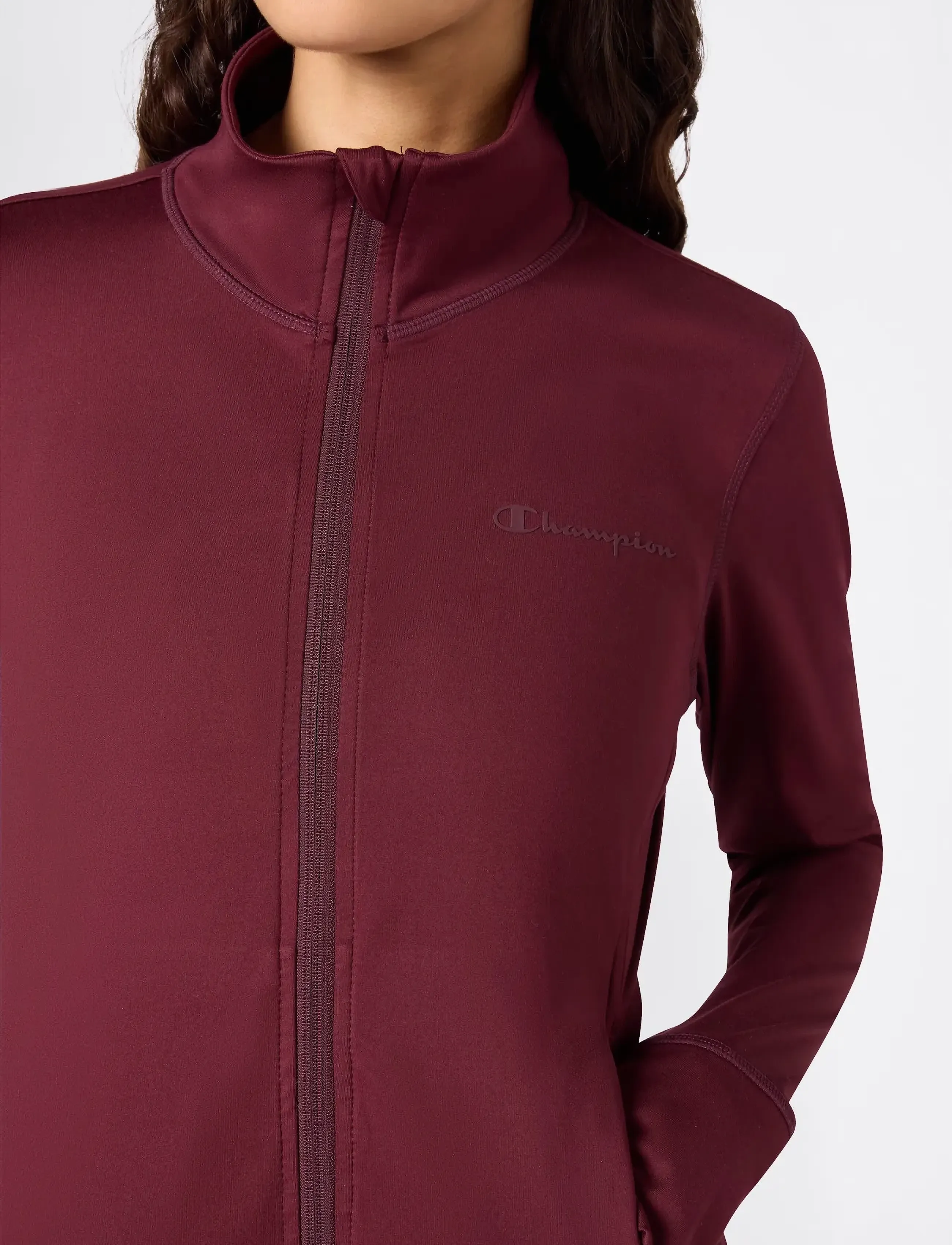 Champion - Full Zip Sweatshirt - sport - medium ruby - 4