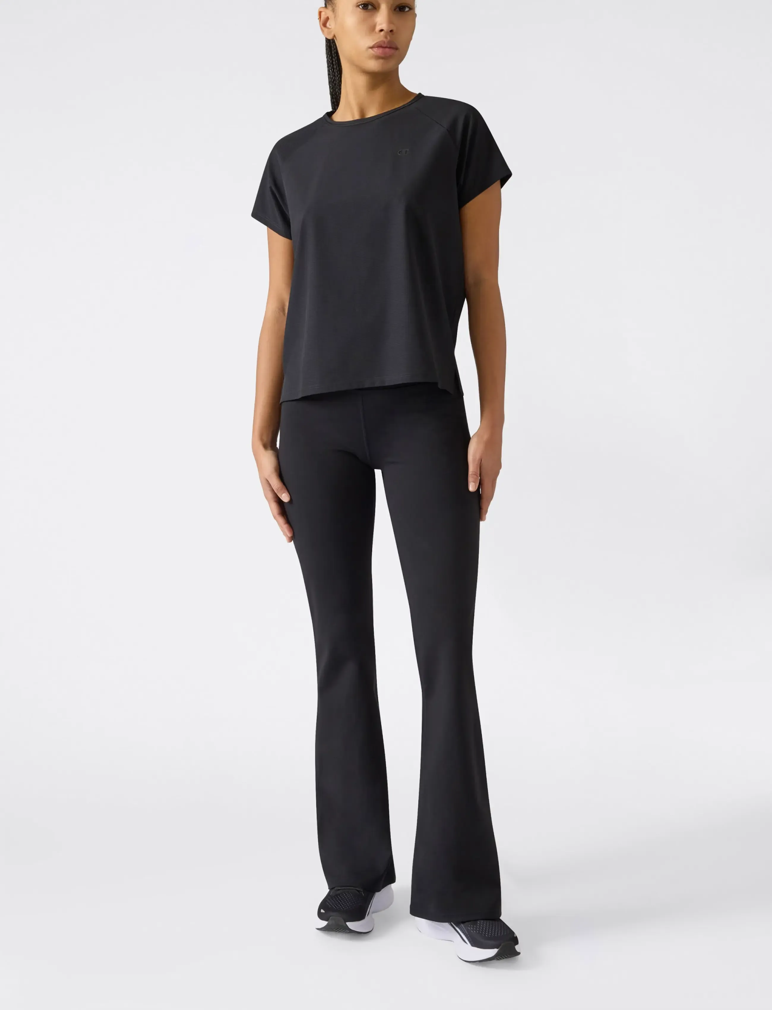 Champion Flare Leggings, XS, Black, Underdele > Leggings, Dame