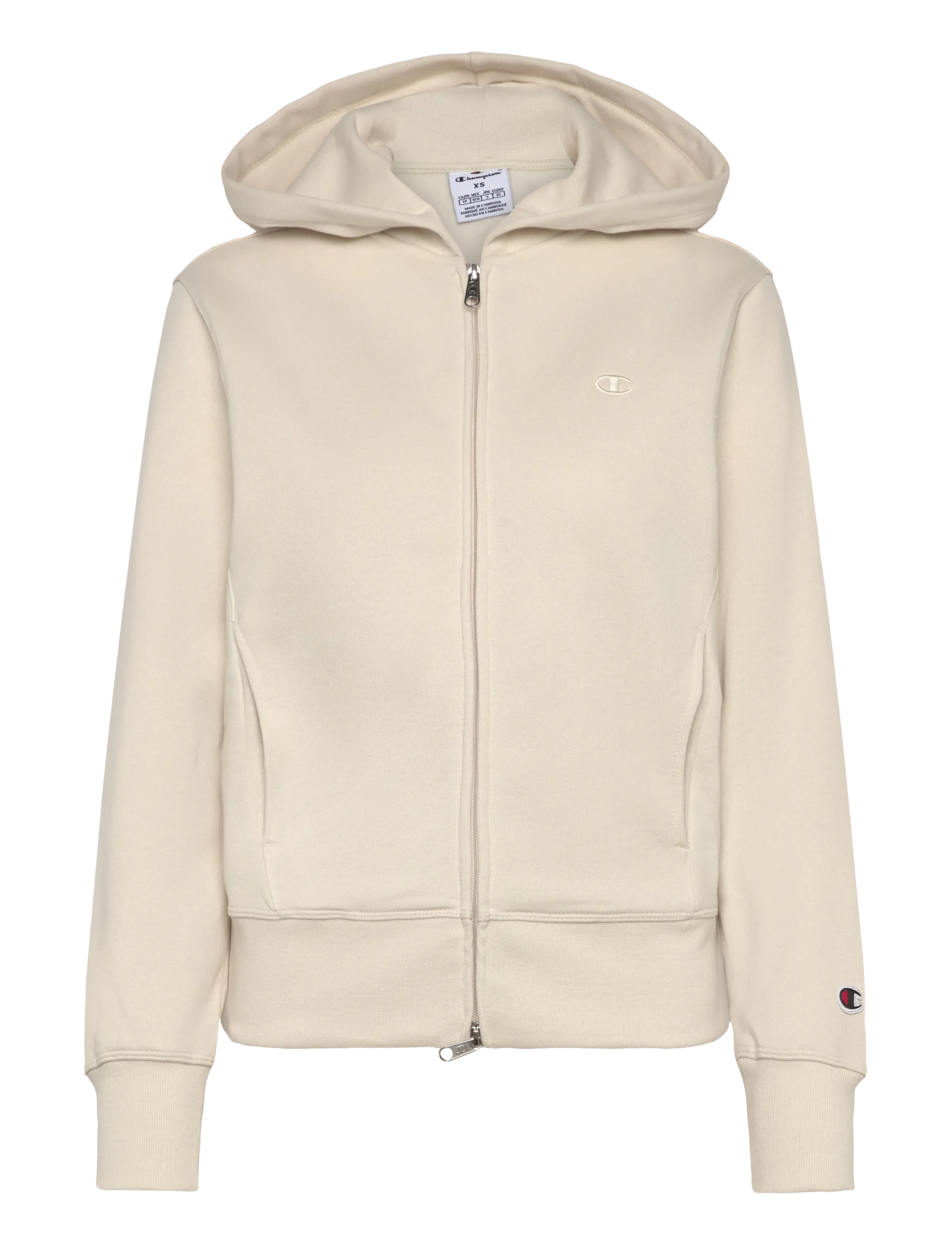 Champion - Full Zip Hoodie Sweatshirt - ivory canvas - 1