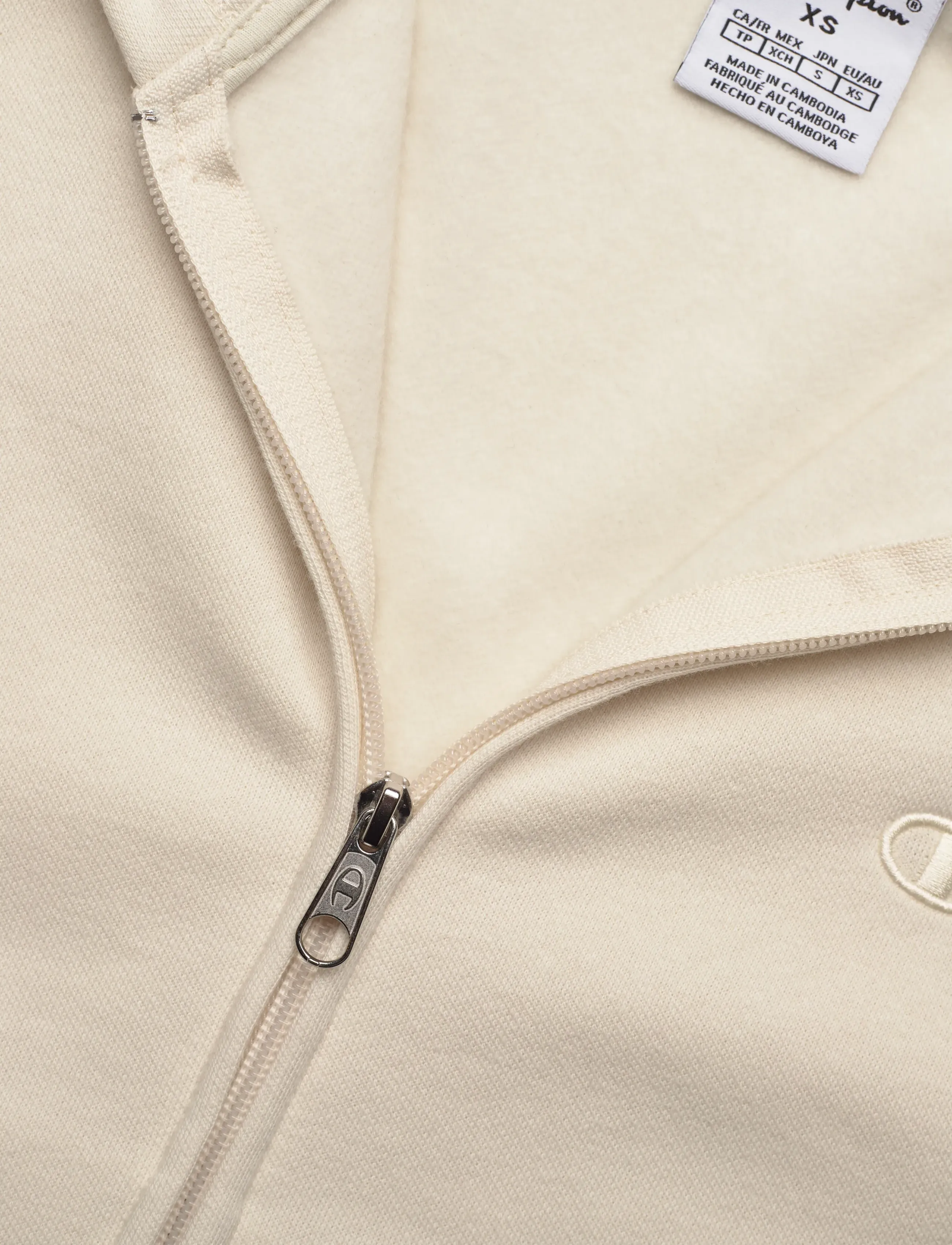 Champion - Full Zip Hoodie Sweatshirt - ivory canvas - 5