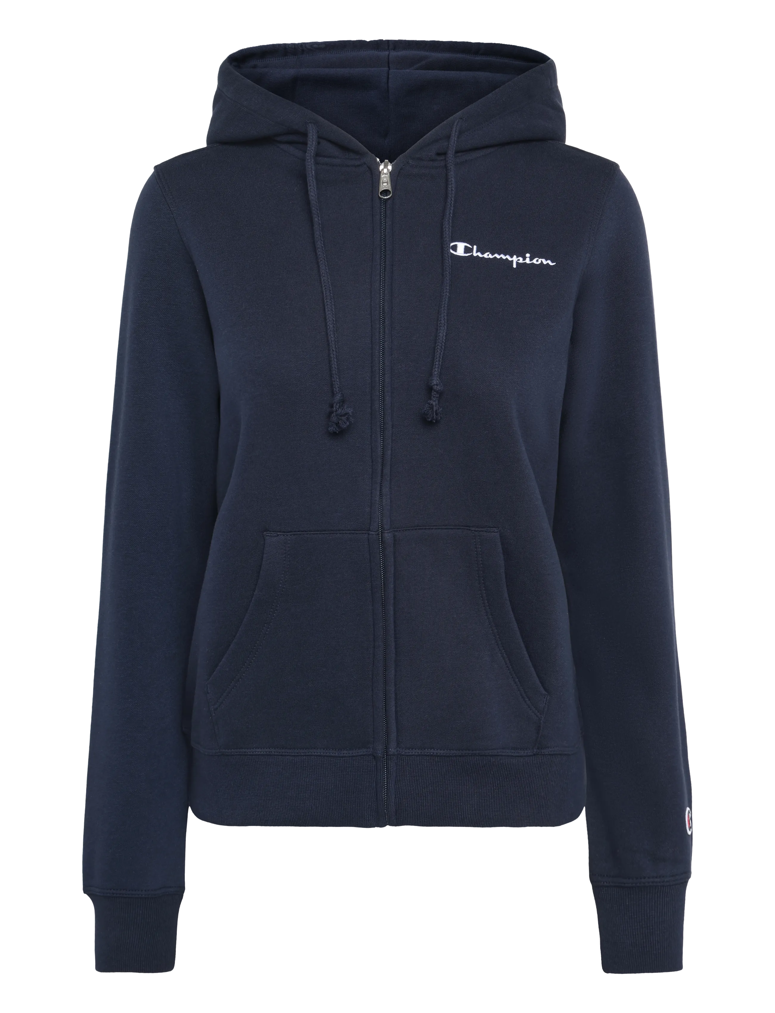 Champion Full Zip Hoodie Sweatshirt - Sweatshirts - BS501-NNY-NS / navy