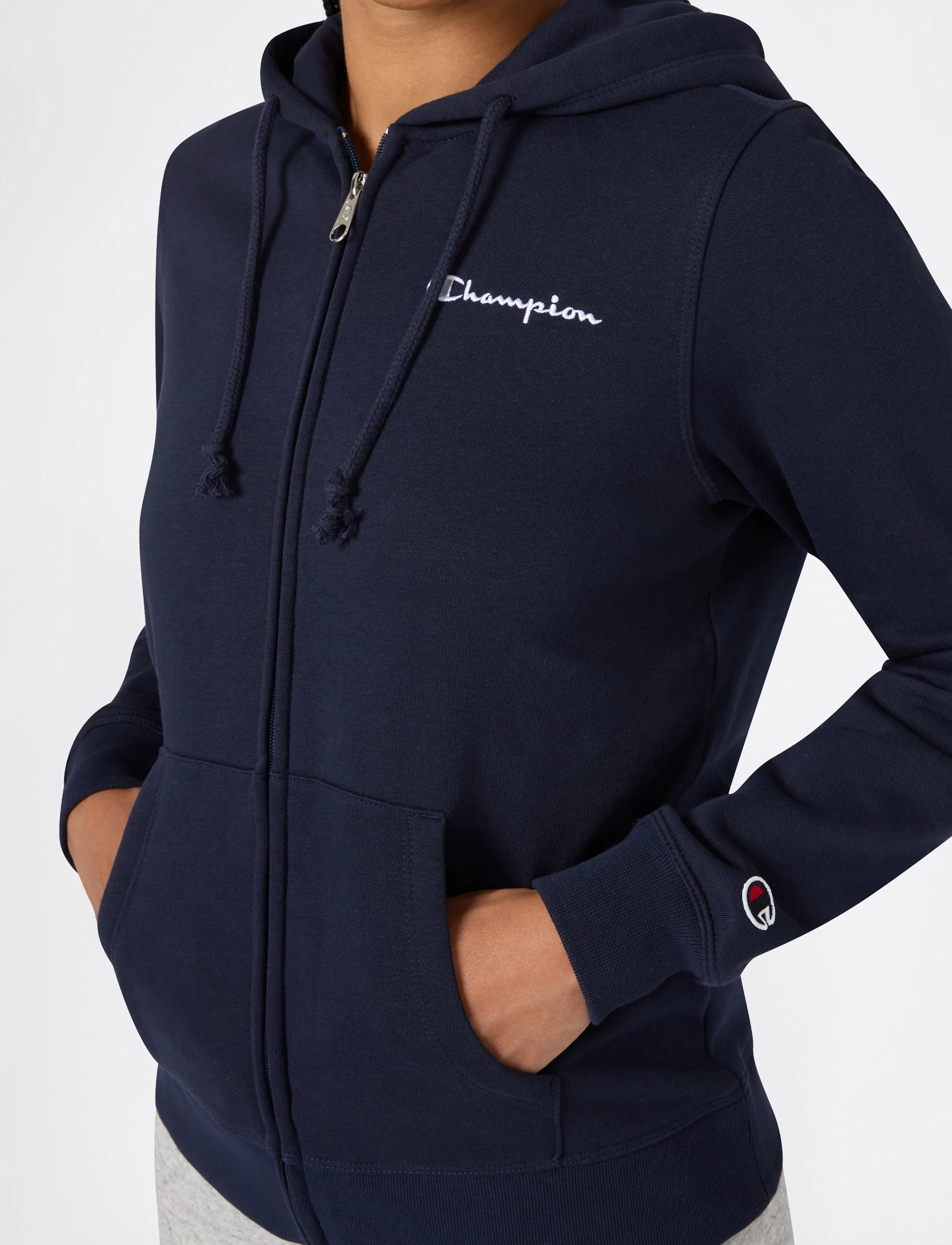 Champion - Full Zip Hoodie Sweatshirt - bs501-nny-ns - 4